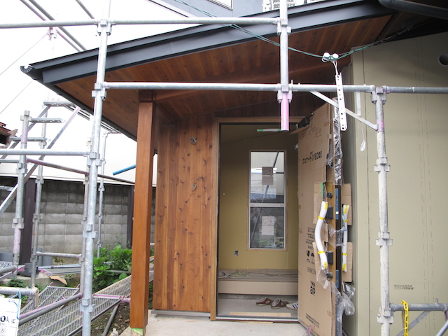 外壁材に杉板貼り仕上げ 家づくり部